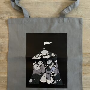 Grey Tote Bag, Circus Grey