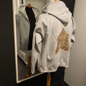 Grey/grijs full zip Hoodie Super Copper Circus