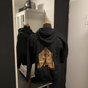 Black/zwarte Hoodie Golden Circus