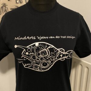 Black/zwart Deep Sea Dwellers Super pearl/parelmoer shirt.