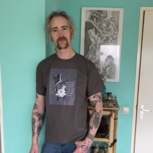 Grey Mad Hatter shirt