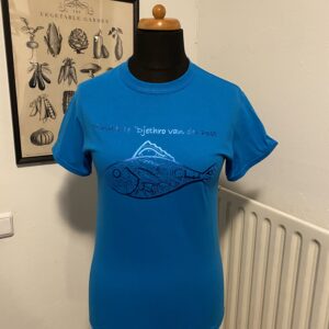 Blue metallic Fishy blue shirt