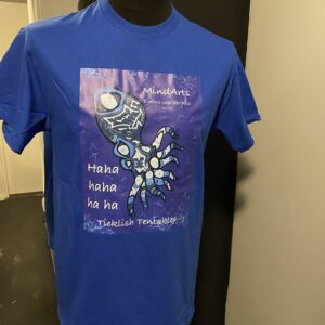 Blue Inky 8pus printed shirt