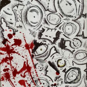 Bloody Red Vision Art