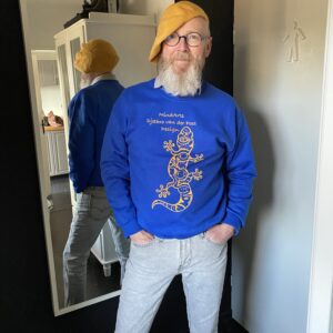 Blue Gekko sweatshirt