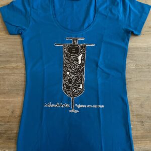 Blue vaccination shirt