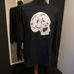 Black Whistling Skull