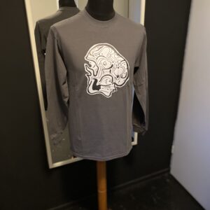 Grey Skull Wrong Way Around