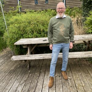 Green/groen sweatshirt bronze Gekko