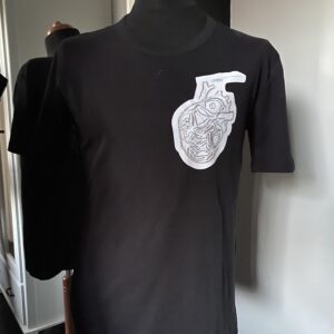 Black/zwart Anatomical fantasy heart